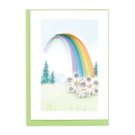 Quilling Rainbow Notecard