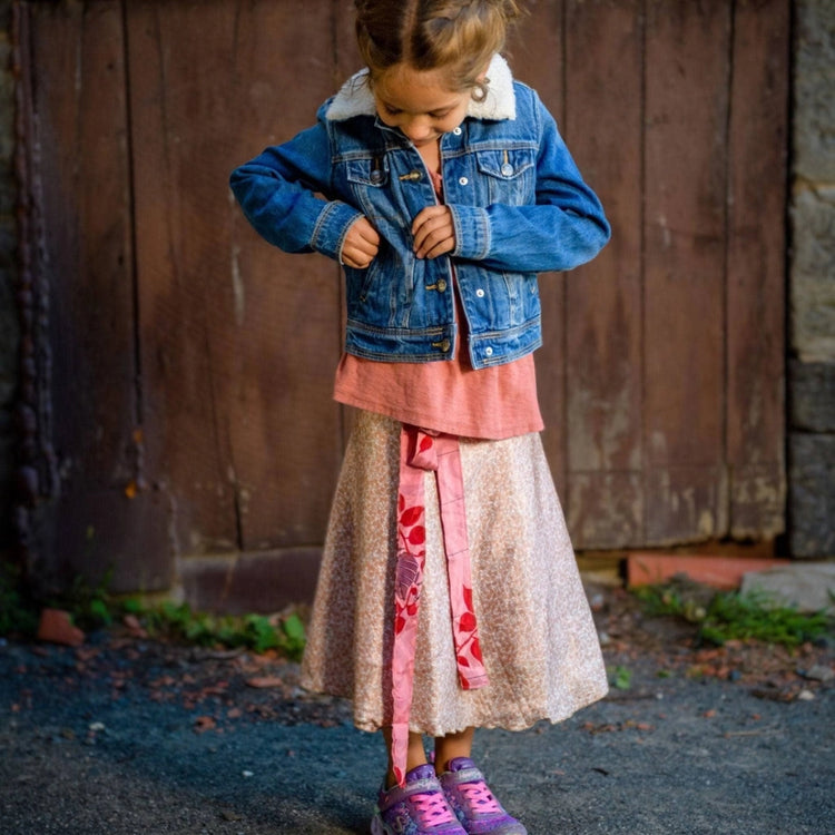 Girl's Sari Wrap Skirt