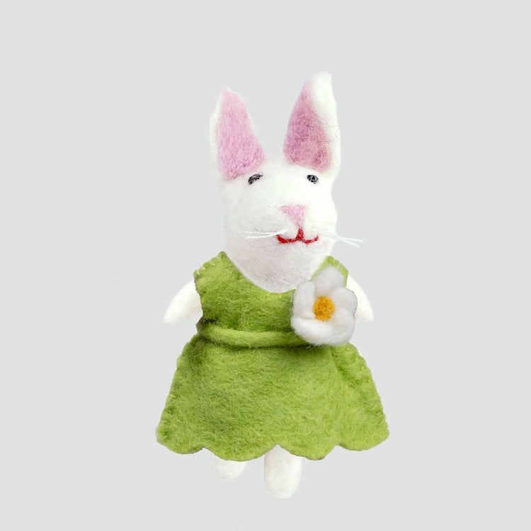 Felt Bunny Finger Puppet