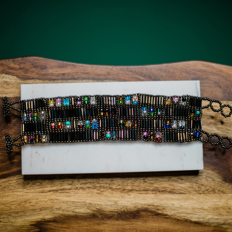 Beaded Tube Cuff