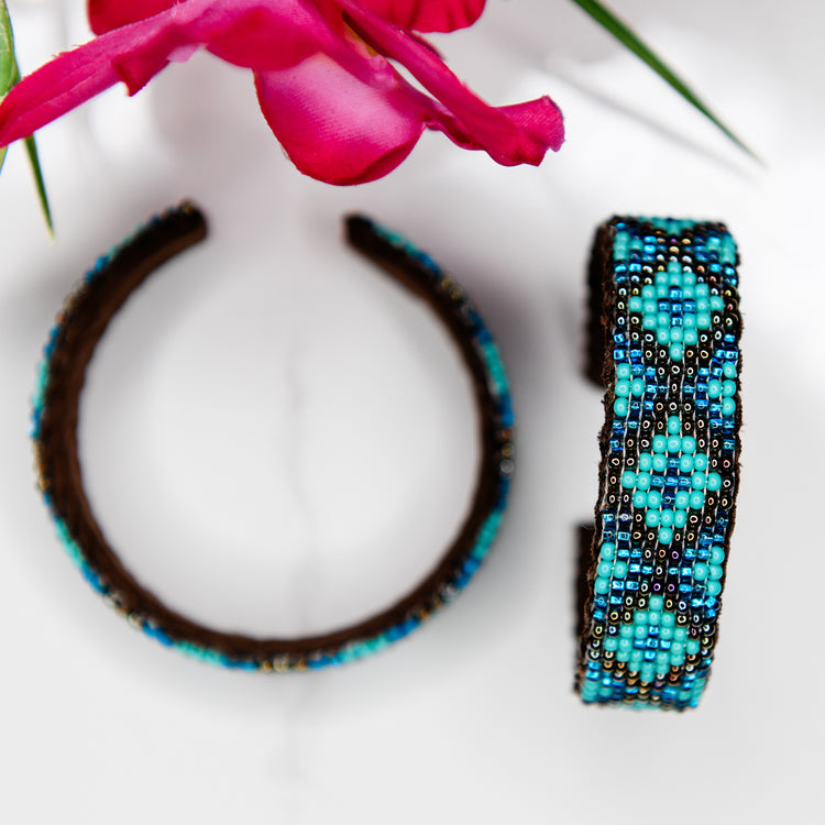 Small Beaded Western Cuff