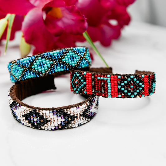 Small Beaded Western Cuff