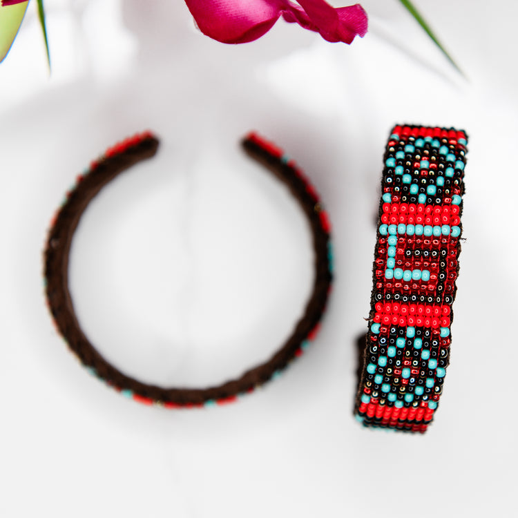 Small Beaded Western Cuff