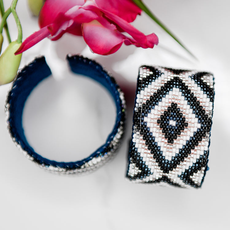 Large Beaded Western Cuff