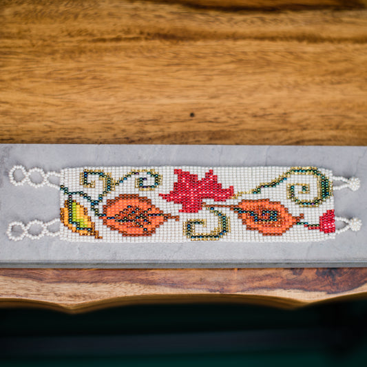 Cala Lily Beaded Cuff Bracelet