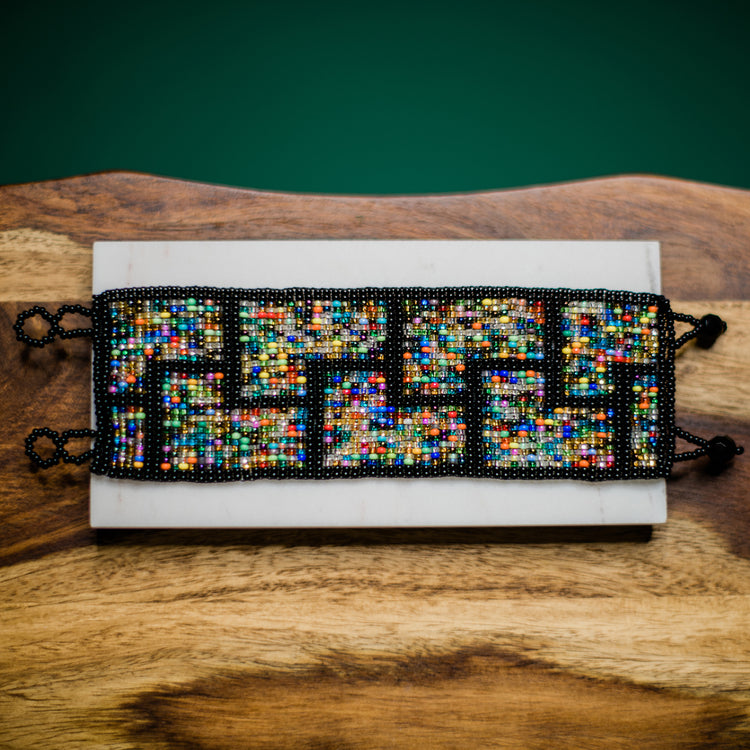 Beaded Mosaic Cuff