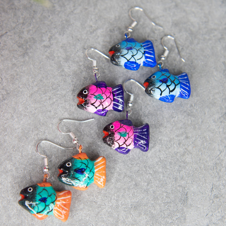 Fish Ceramic Earrings