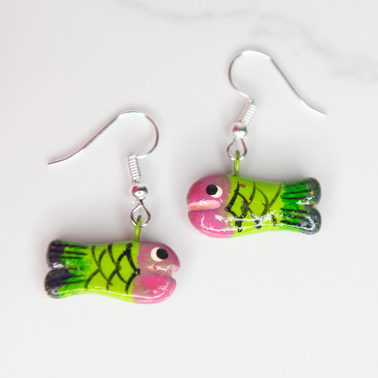 Fish Ceramic Earrings
