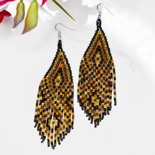 Triangle Fringe Earrings