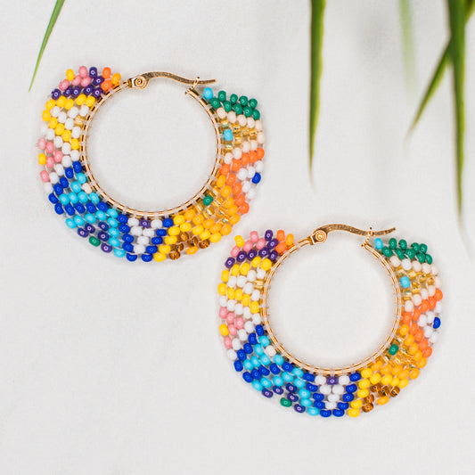 Fiesta Round Earrings