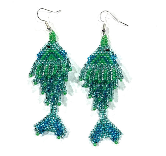 Mar Azul Fish Earrings