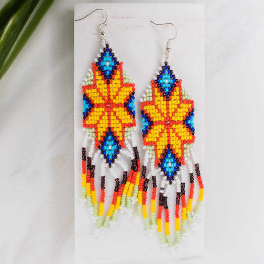 Star Fringe Earrings