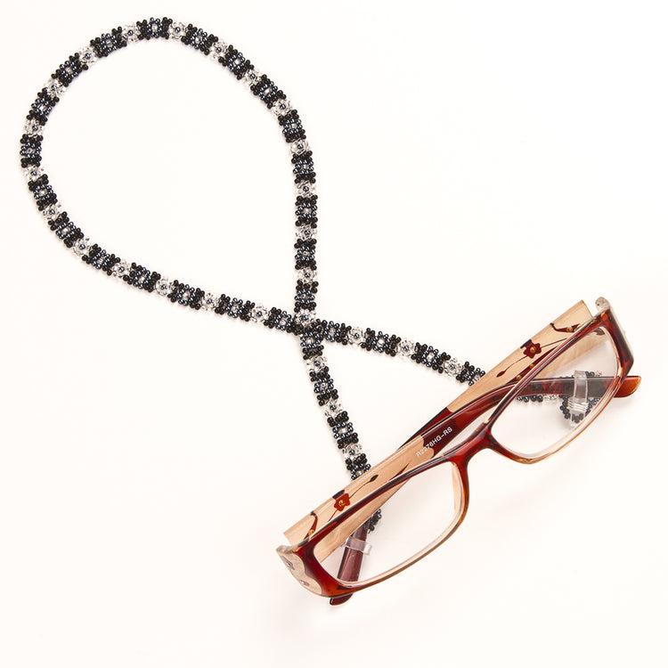 Beaded Flower Eyeglass Chain