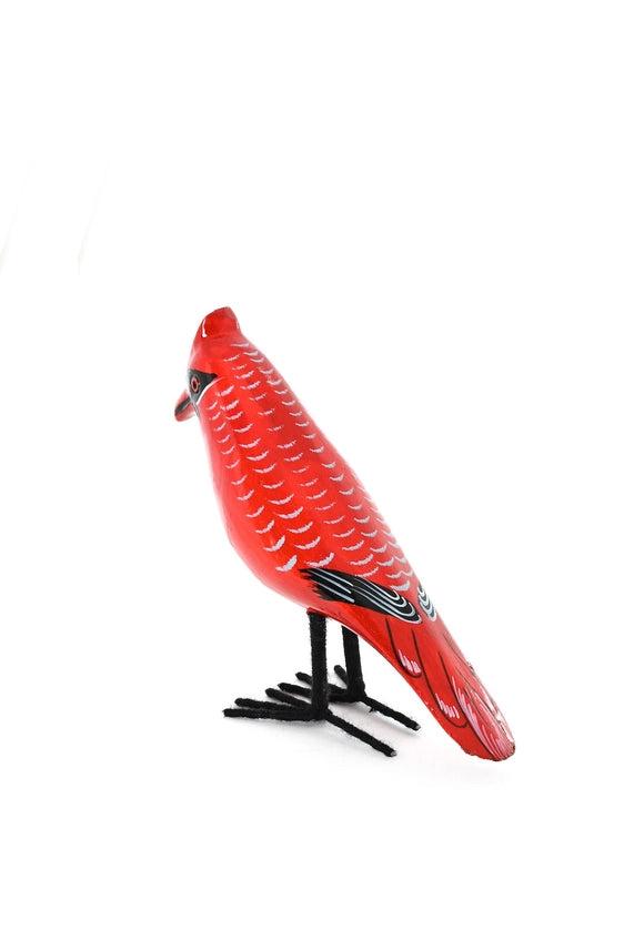 Jacaranda Wood Cardinal Sculpture