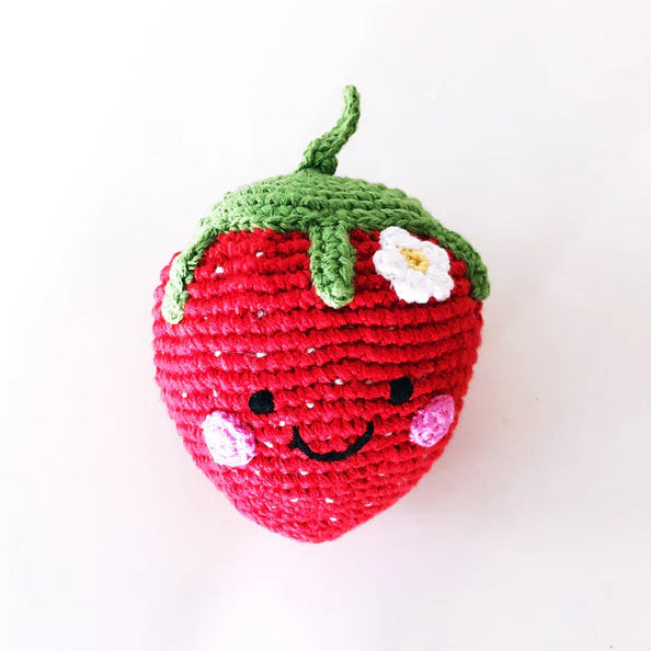 Sweet Strawberry Baby Rattle