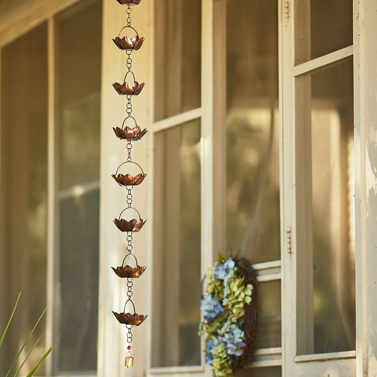 Lotus Rain Chain