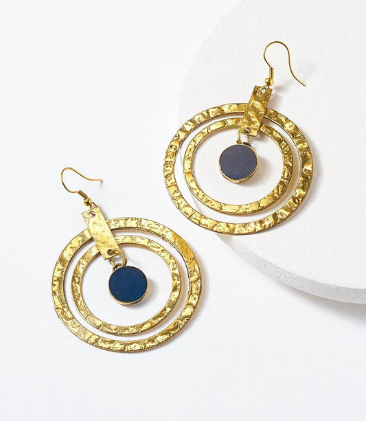 Ria Cobalt Earrings