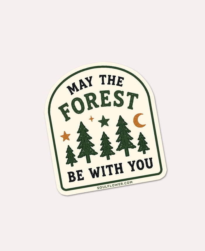 May The Forest Be With You Sticker