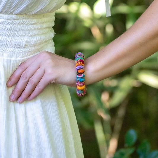Aasha Kantha Oval Beaded Bracelet
