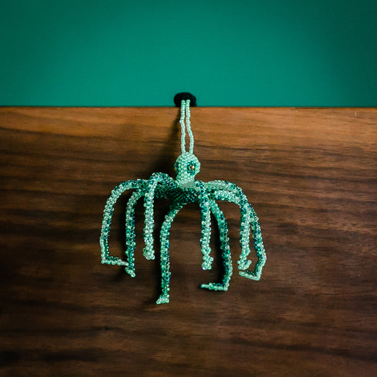 Large Beaded Octopus Ornament