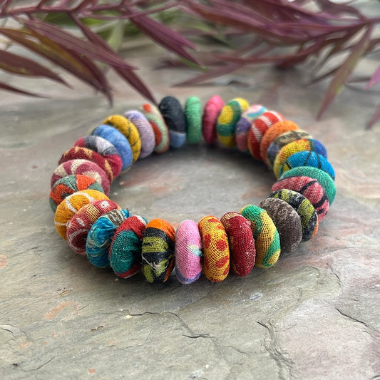 Aasha Kantha Oval Beaded Bracelet