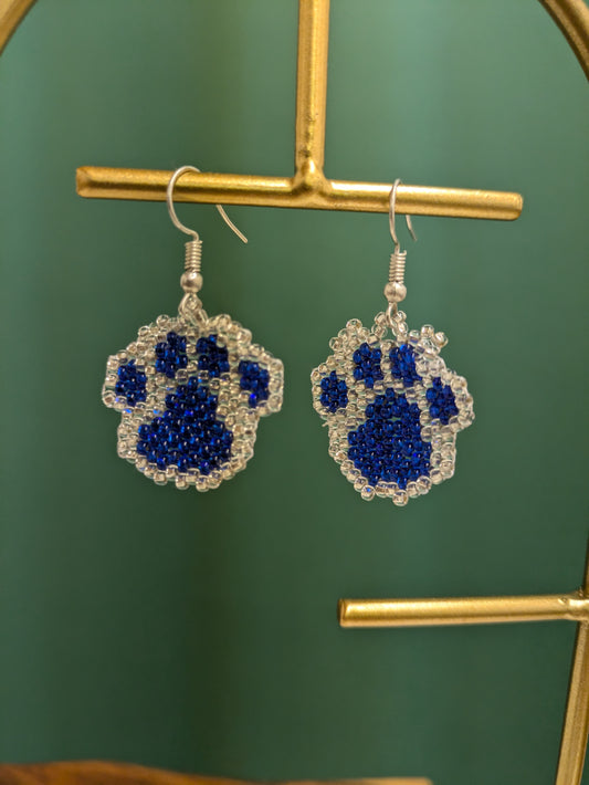 Kentucky Paw Print Earring