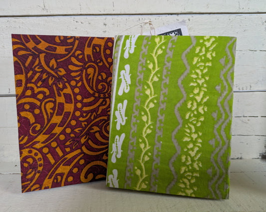 Small Book Journal w/Sari Cover