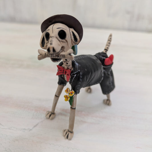 Standing Day of The Dead Dog