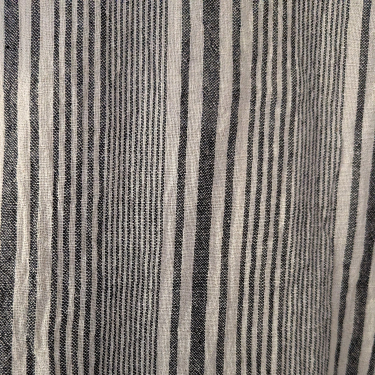 Hand-Loomed Striped Cotton Top
