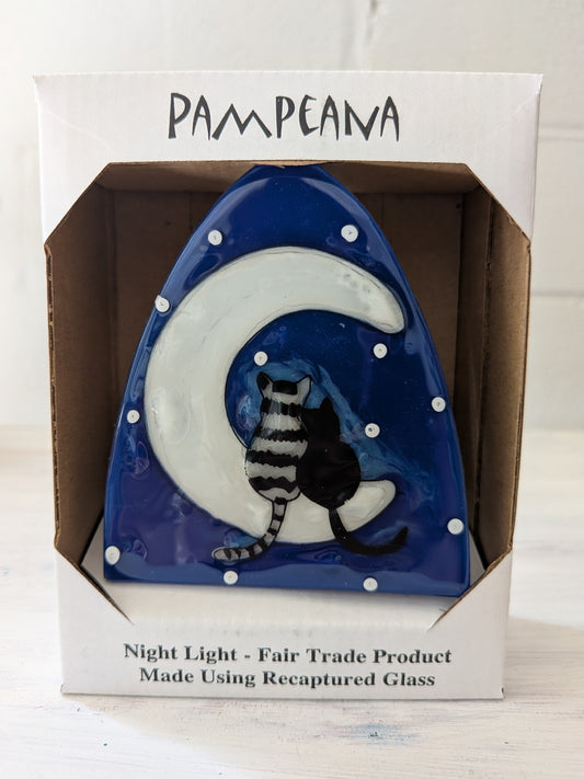 New Moon Cat Night Light