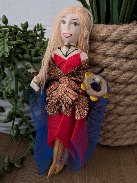 Stevie Nicks Felt Ornament