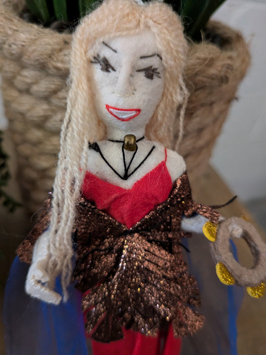 Stevie Nicks Felt Ornament