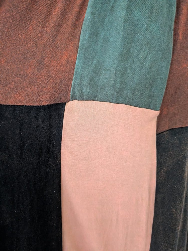 Long Cotton Patchwork Skirt