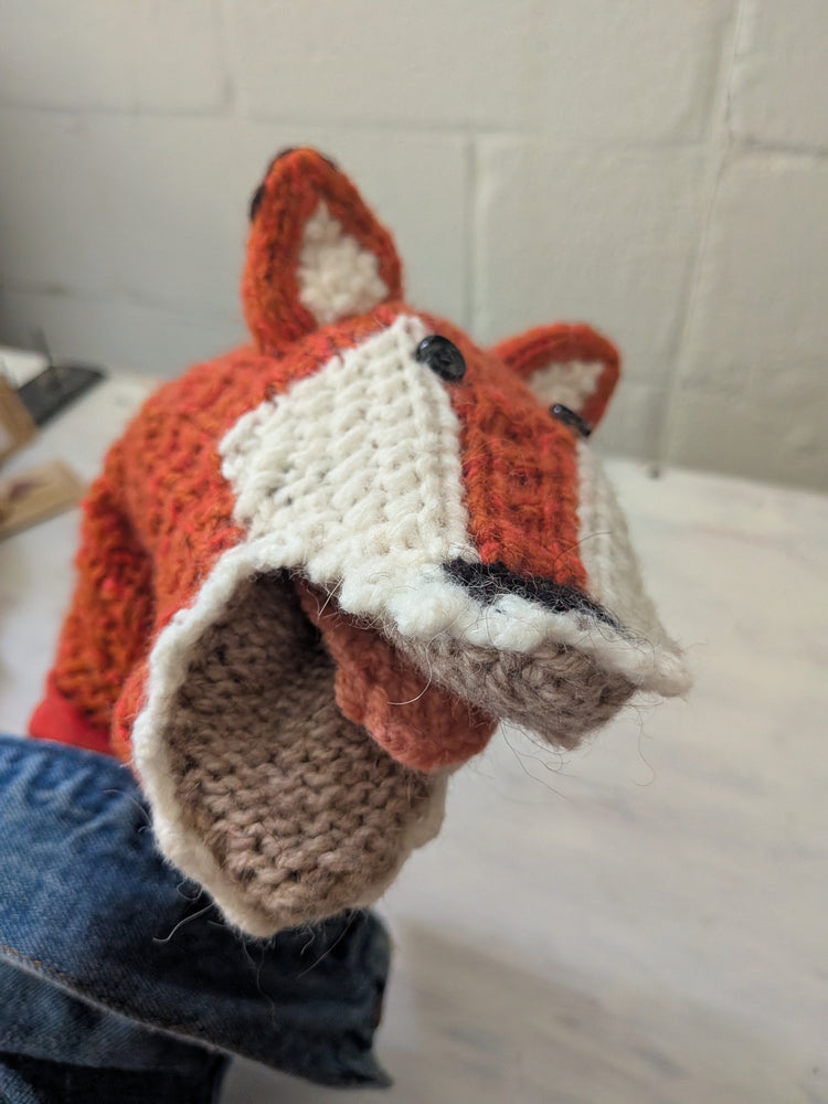 Animal Knitted Hand Puppet