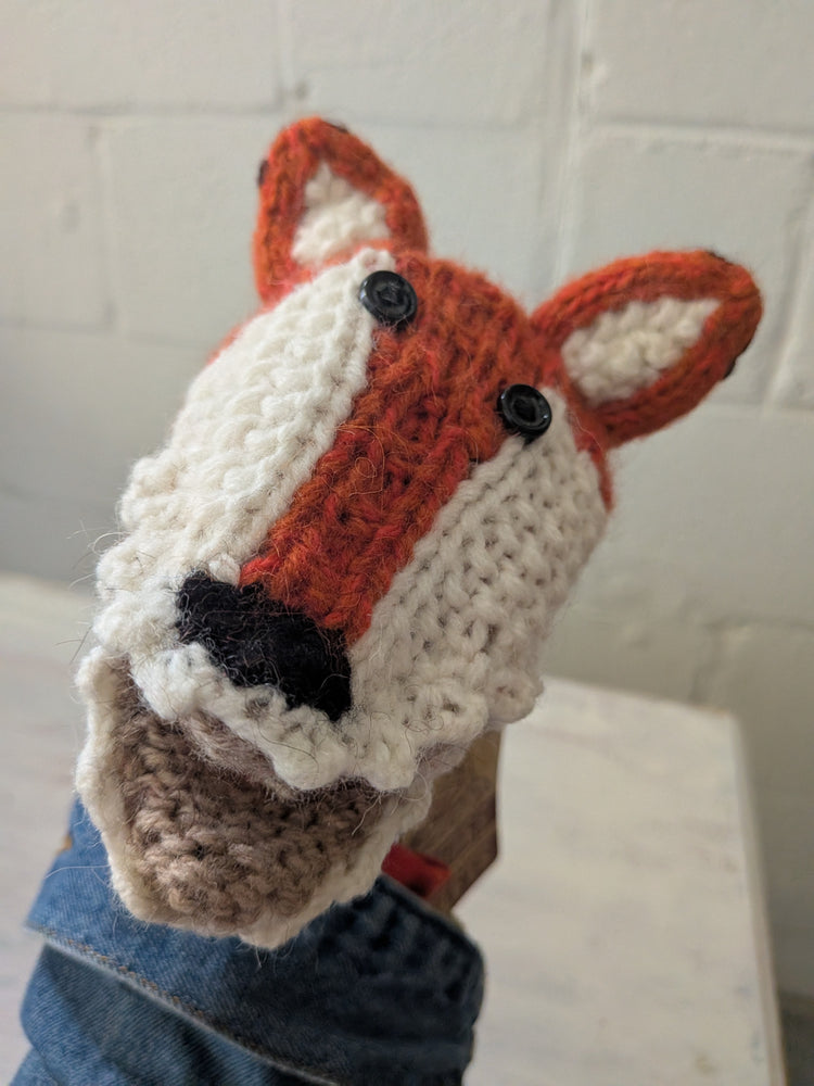 Animal Knitted Hand Puppet