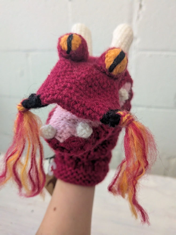 Animal Knitted Hand Puppet
