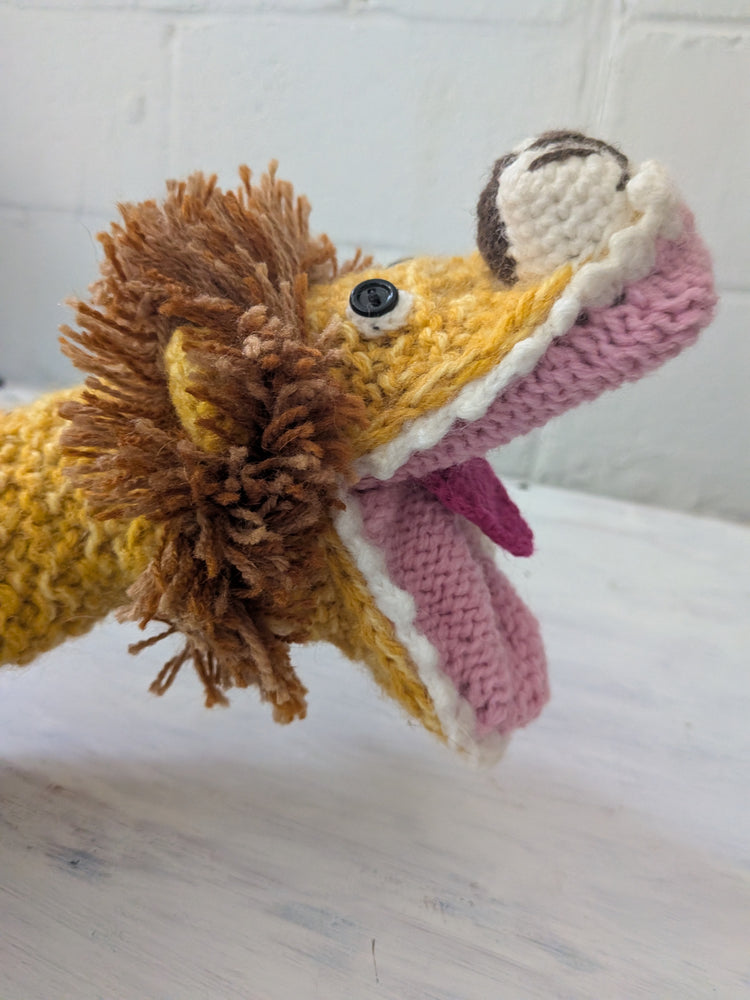 Animal Knitted Hand Puppet