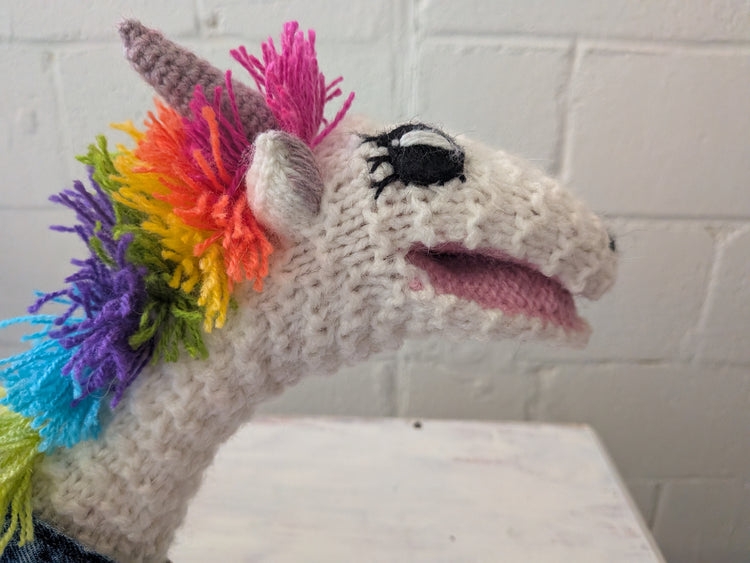 Animal Knitted Hand Puppet