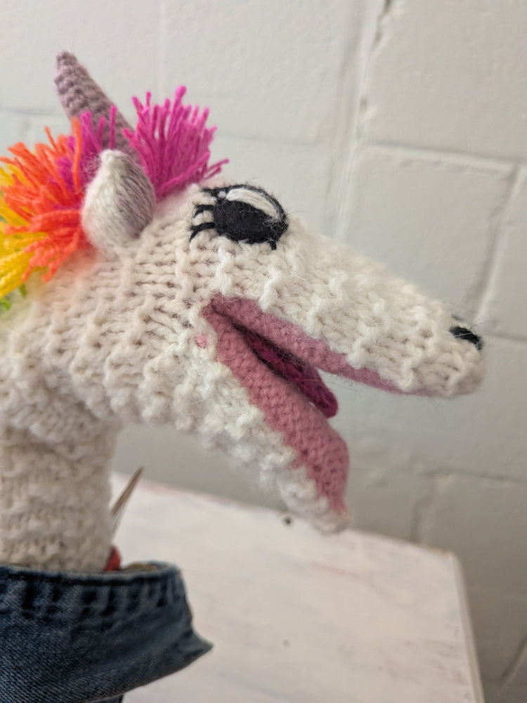 Animal Knitted Hand Puppet