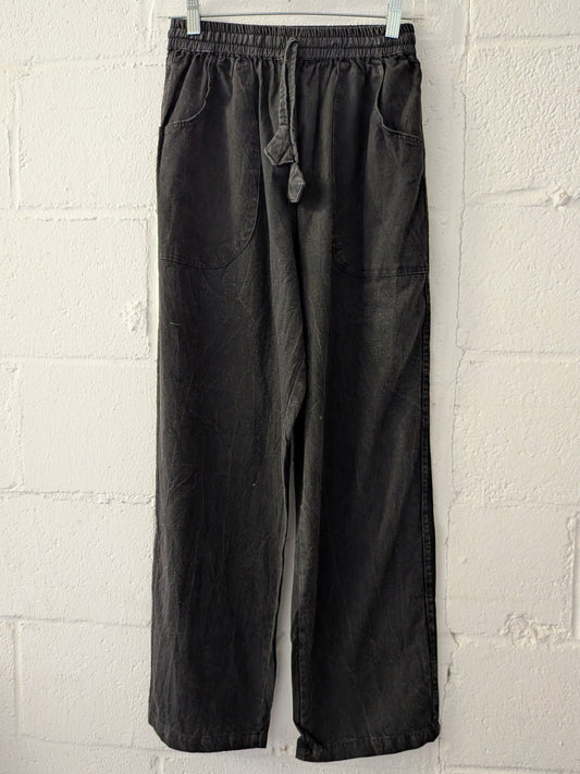 Enzyme Washed Cotton Pants