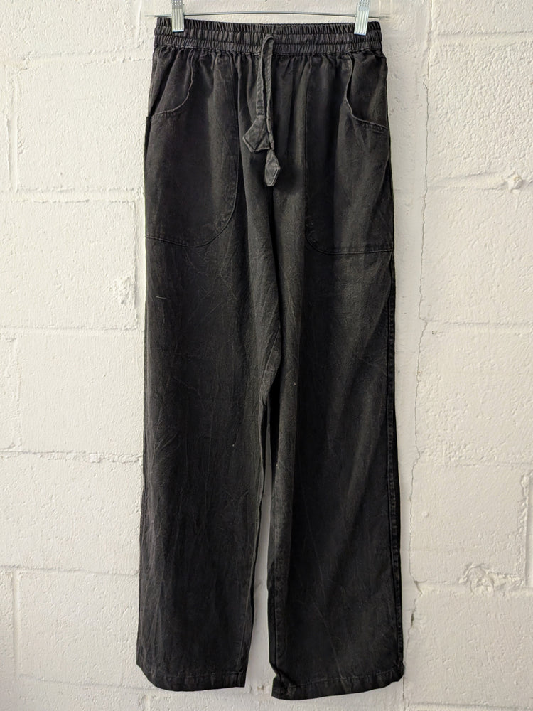 Enzyme Washed Cotton Pants