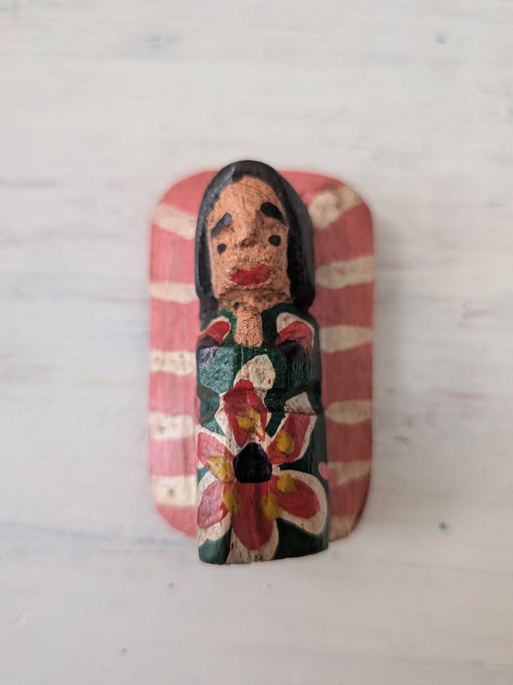 Small Wooden Guatemalan Nativity Scene