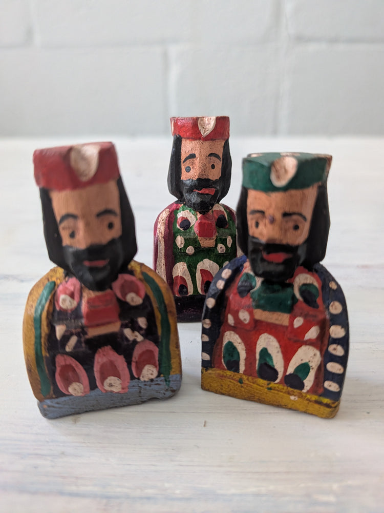 X-Small Wooden Guatemalan Nativity Scene