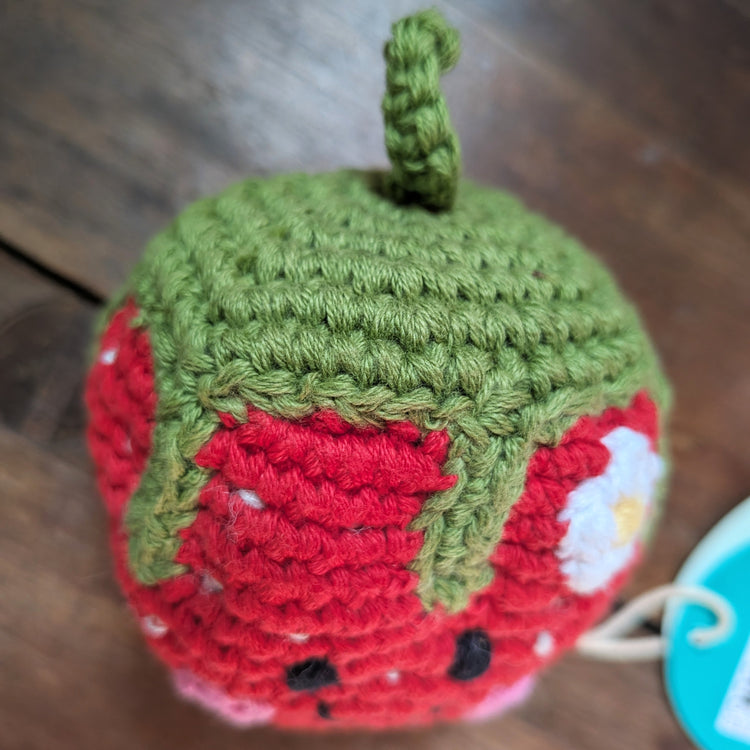 Sweet Strawberry Baby Rattle