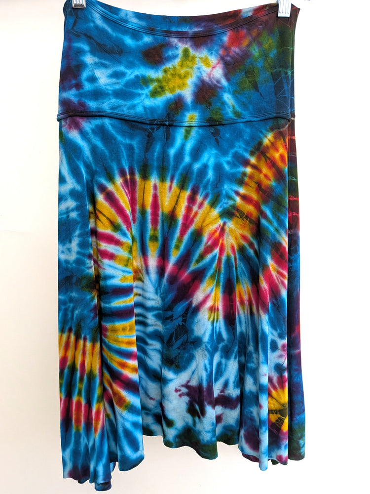 Tie Dye Flared Dance Skirt