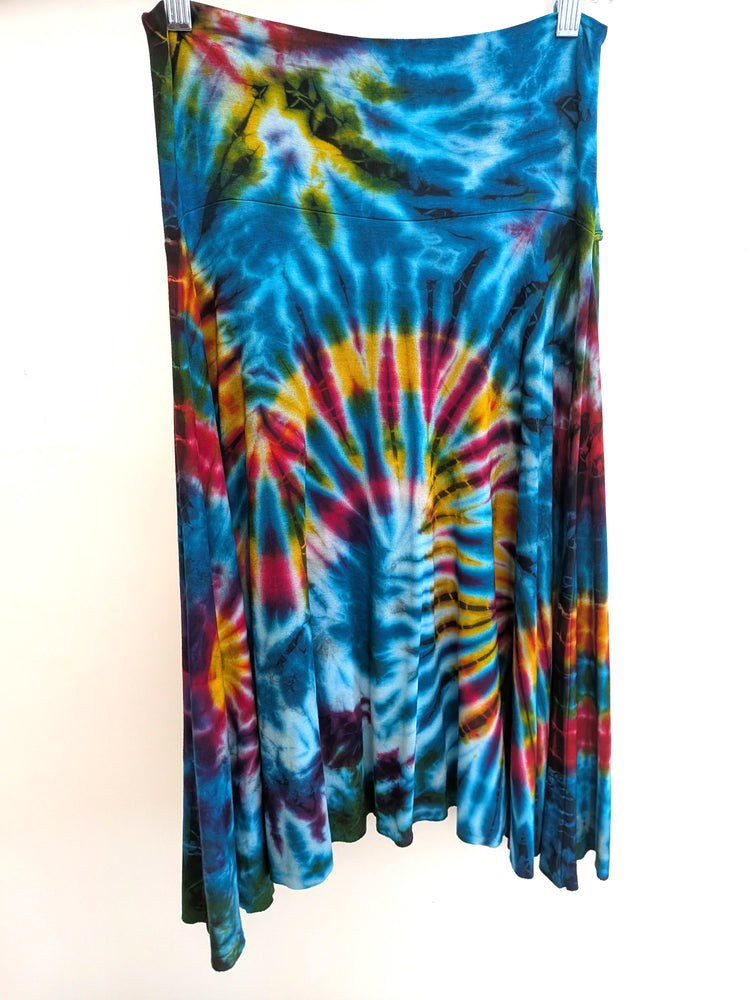 Tie Dye Flared Dance Skirt
