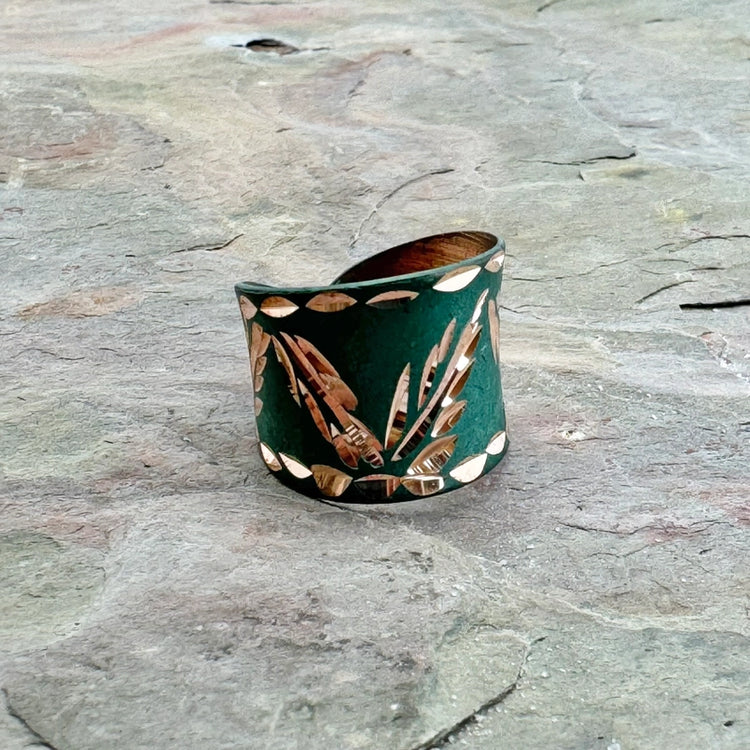 Copper Patina Ring