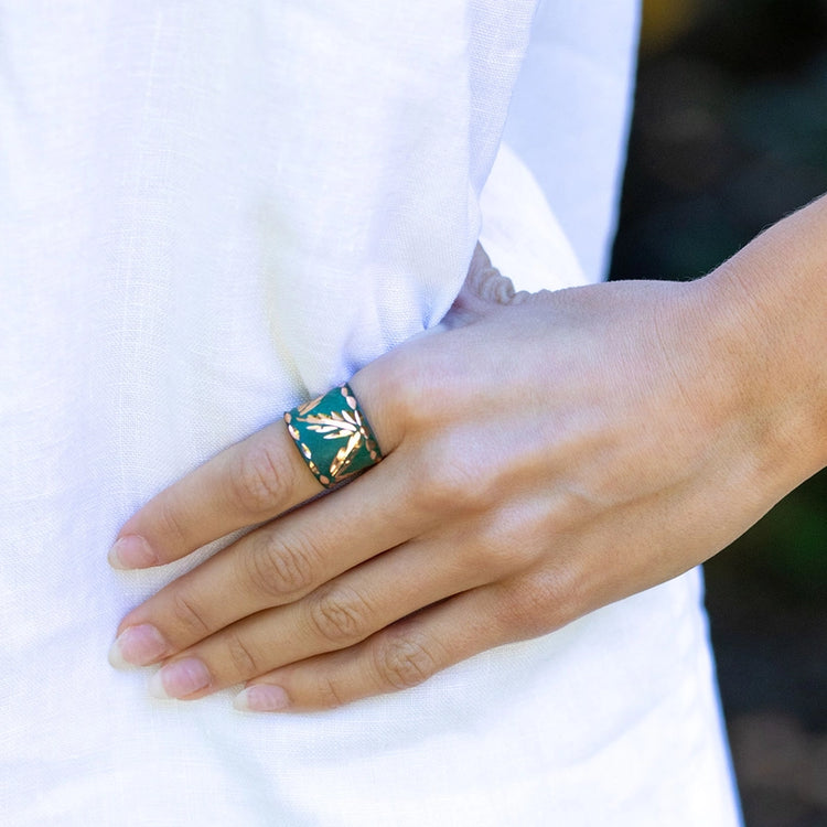 Copper Patina Ring