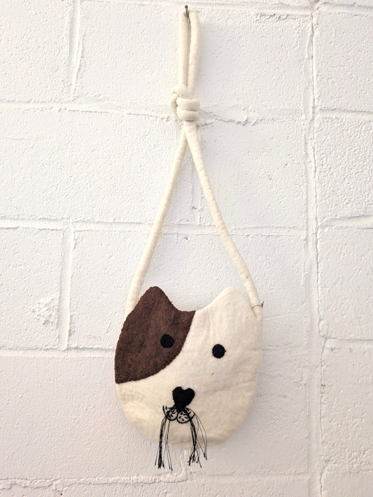 Puppy Felt Crossbody Bag