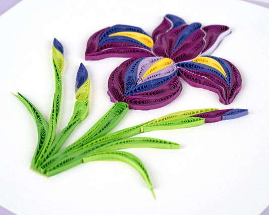 Iris Quilling Card